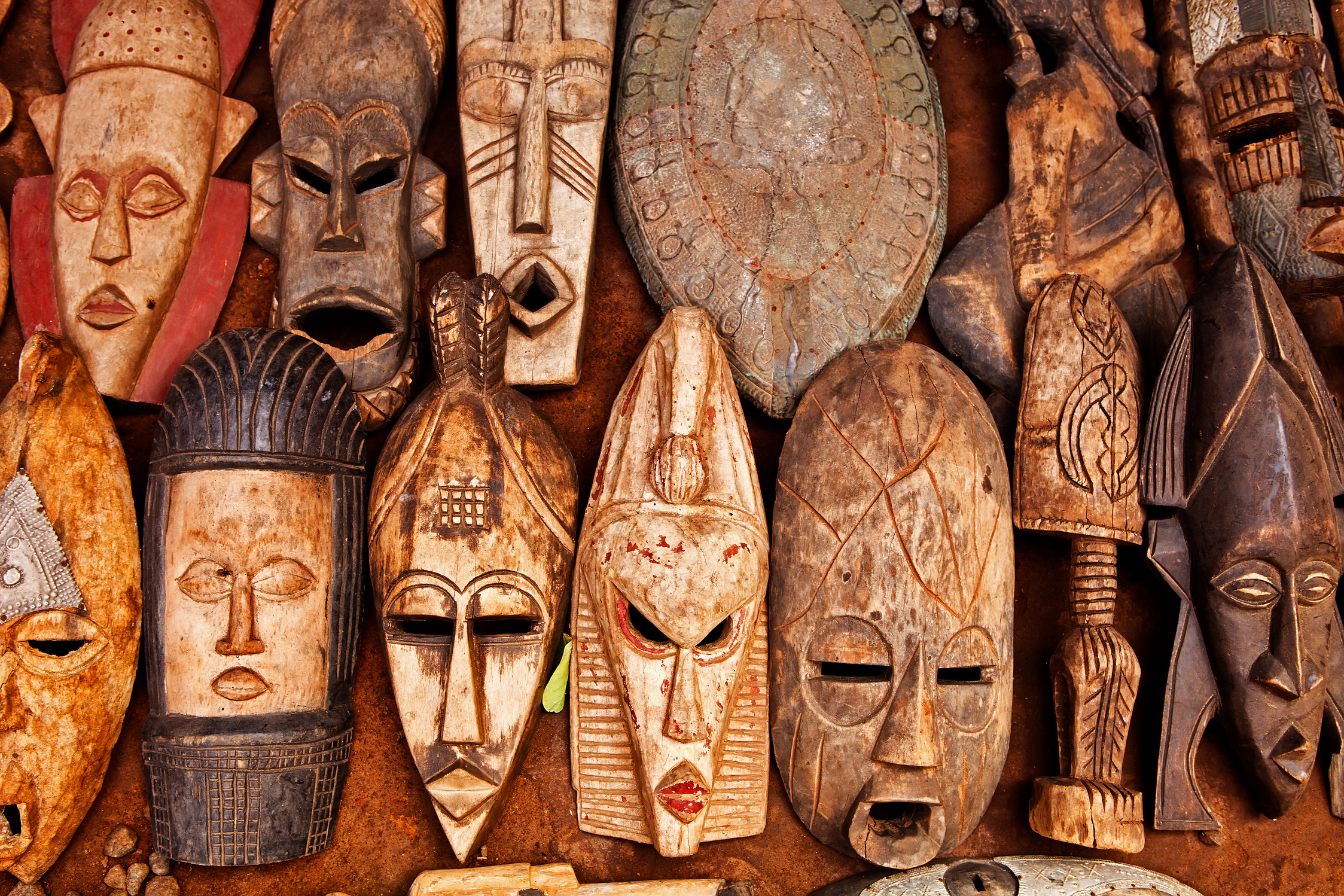 West African Art Display in Accra Ghana